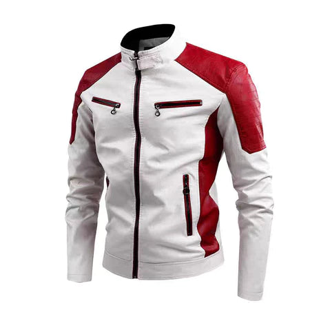 EMW Casual Motor Leather Jacket For Men And Women